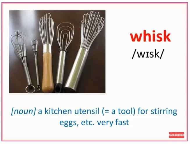 [ 英単語力 ] キッチン用品