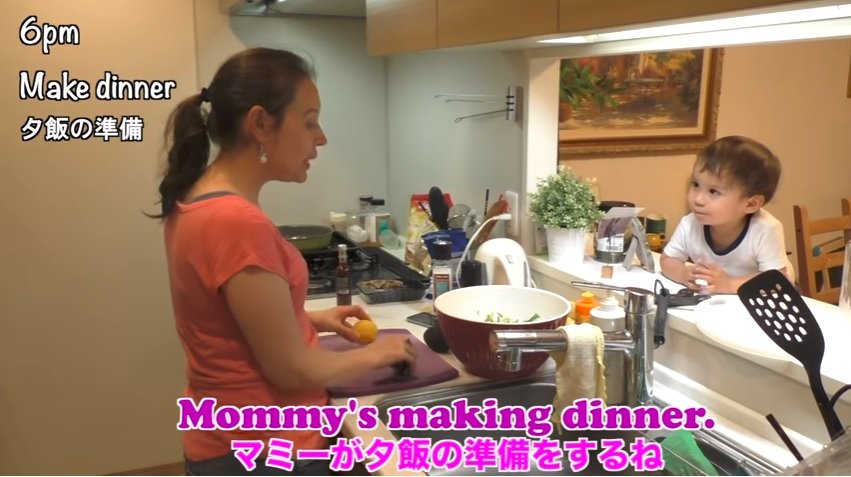[ 英語で生活 ] 育児の一日