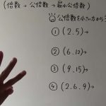 最小公倍数と最大公約数の意味