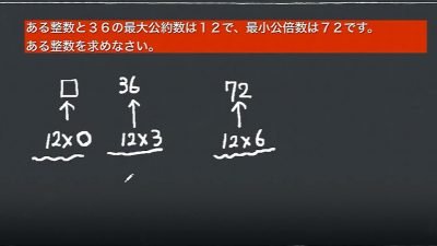 最小公倍数・最大公約数の応用問題