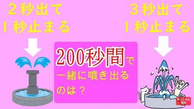 公倍数の応用問題
