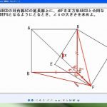 角度応用問題 – 正方形利用