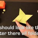 立体折り紙、正六面体の作り方